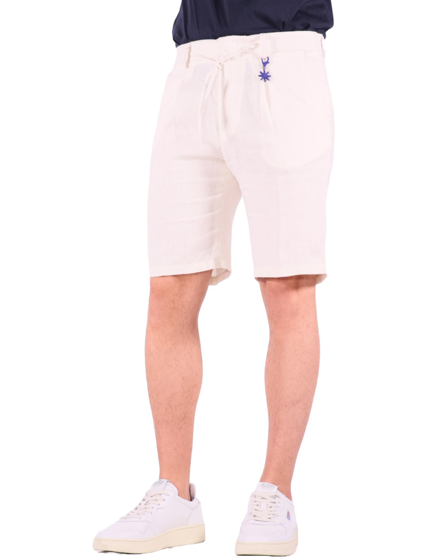shorts pinces in lino 3632B1788LC 243408 03 MANUEL RITZ 