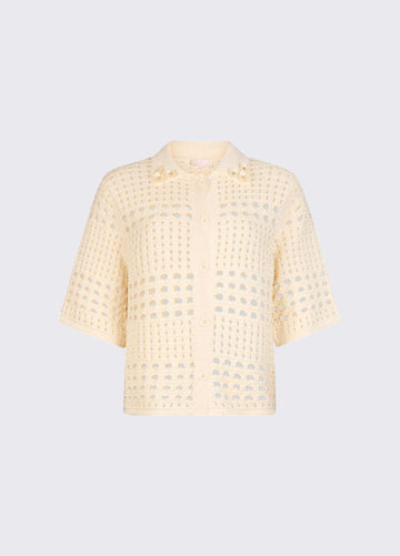cardigan in crochet WA6325MA79R 10701 LIU JO WHITE 