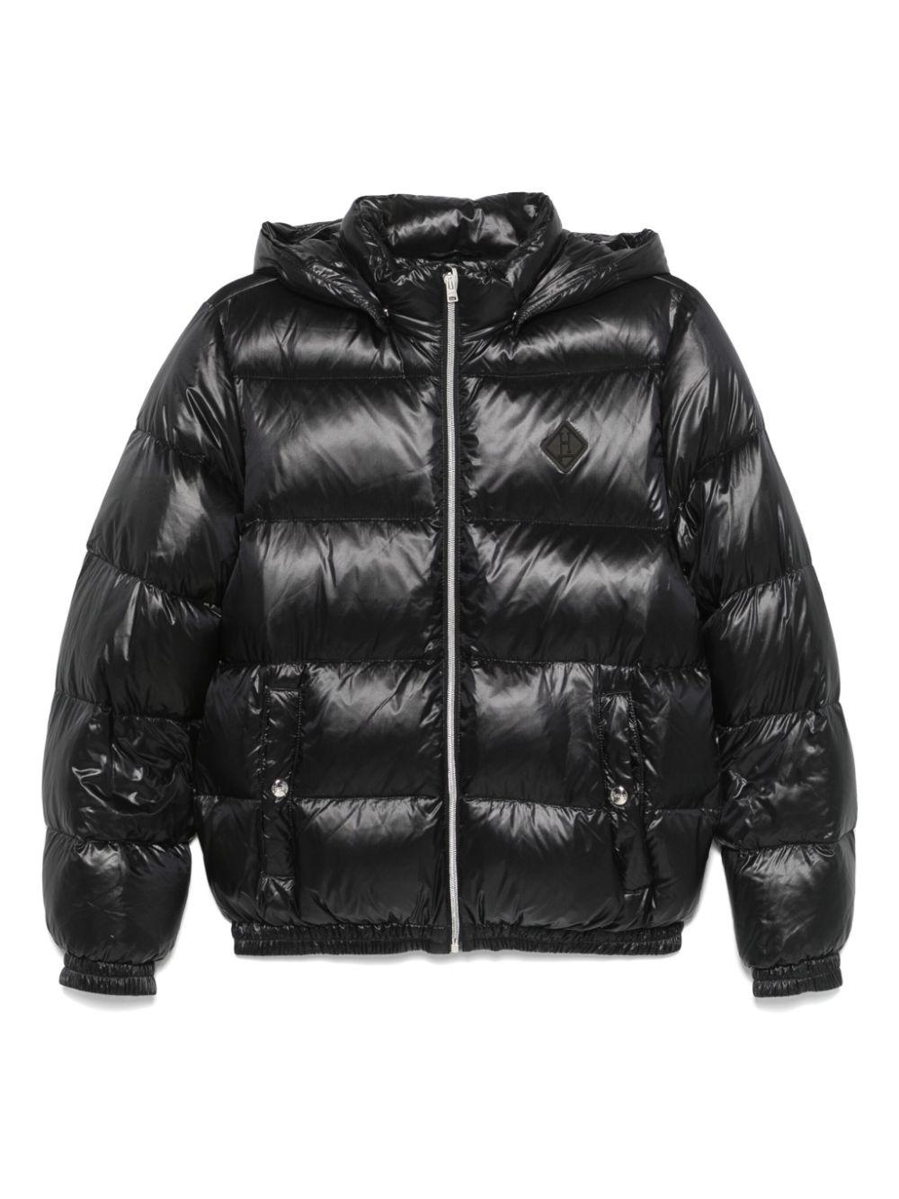 giubbino trapuntato con logo PI000020X 12017Z 9200 Herno 