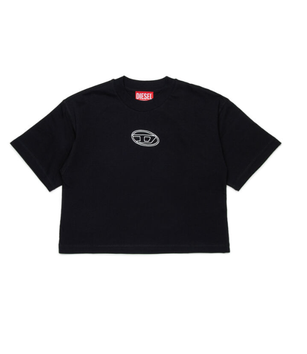 t-shirt in cotone maniche corte J02428 00YI9 K900 DIESEL 