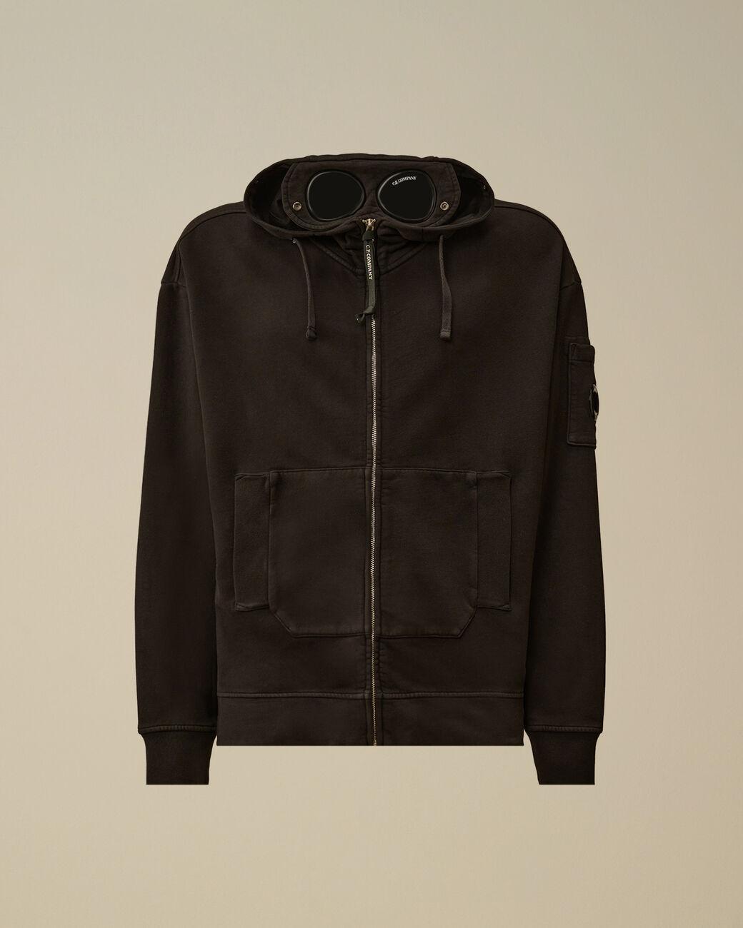 felpa full zip goggle 19CMSS060A 006372G 999 CP COMPANY 