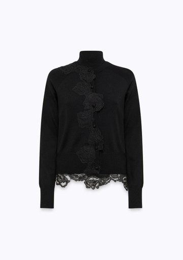 maglia con lupetto e ricami RF5222MA82O 22222 Blugirl 