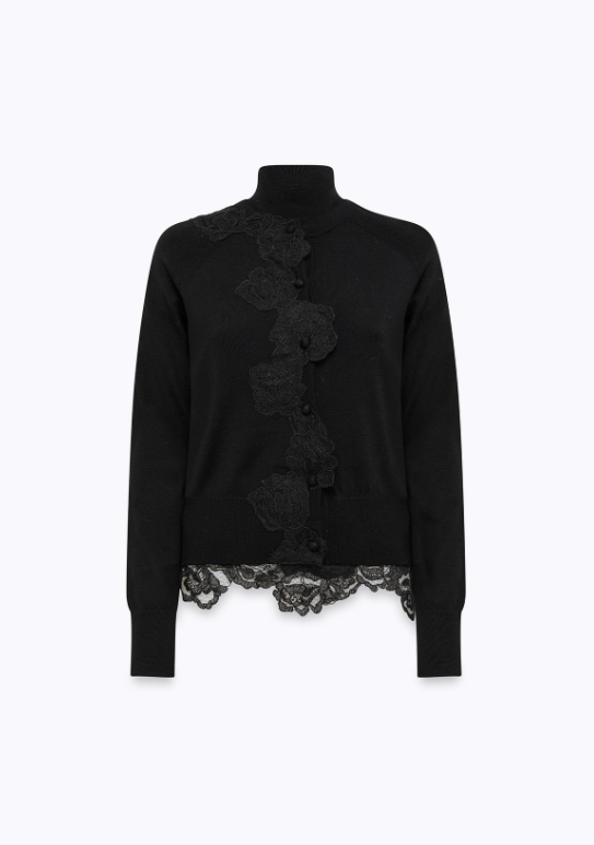 maglia con lupetto e ricami RF5222MA82O 22222 Blugirl 
