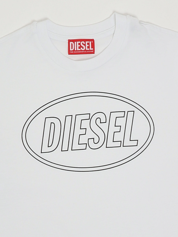 t-shirt con logo J02582 0GRAI K100 DIESEL 