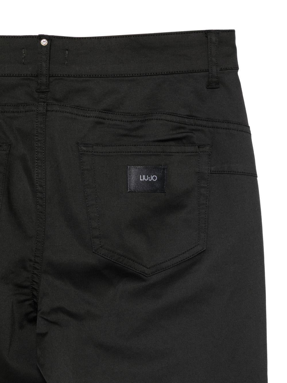 pantalone skinny in raso WA6255T373A 22222 LIU JO WHITE 