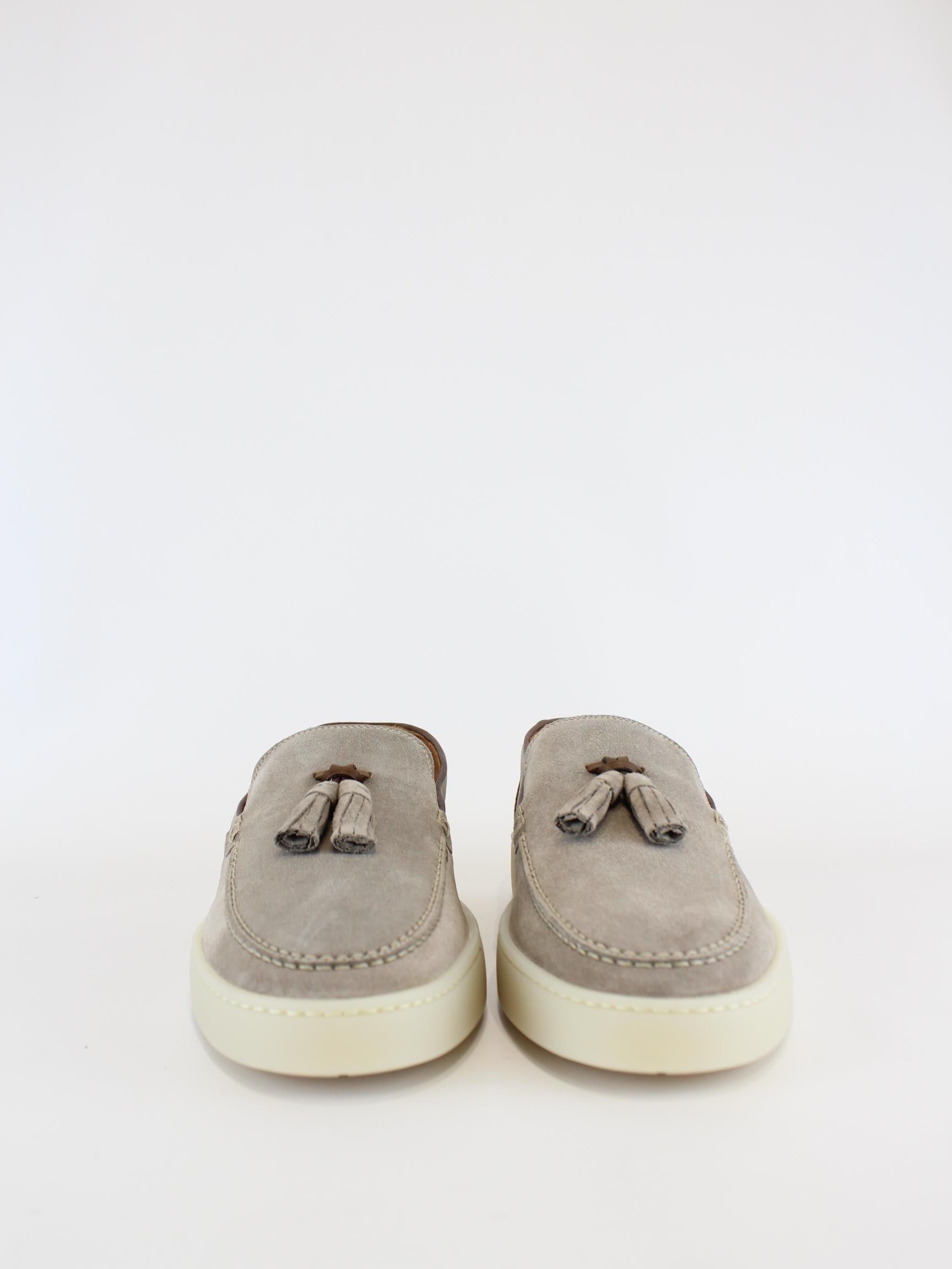 mocassino con applicazione 622CA FLORENCE TAUPE ROSSI 