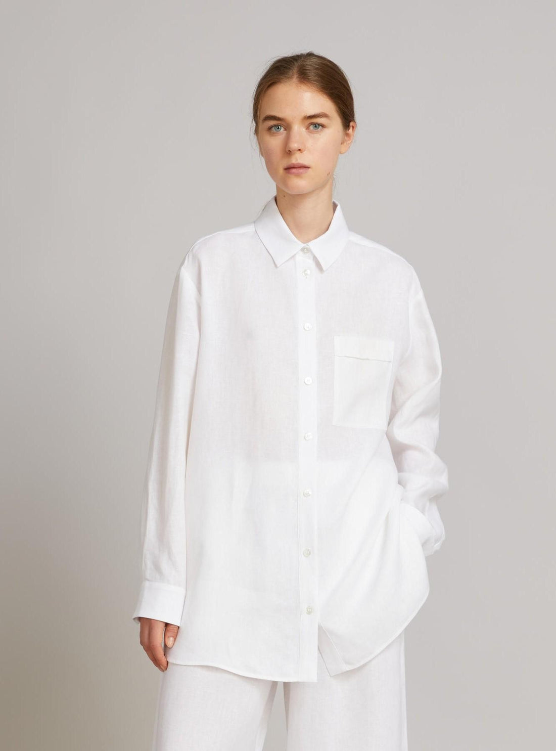camicia di lino MMLFILO 010 MM MAXMARA 