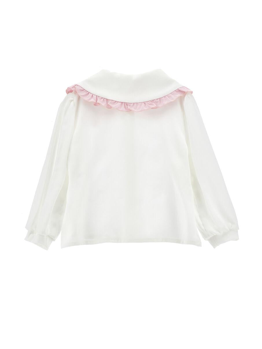 Camicia con ricamo 31D302 4103 0190 MONNALISA 