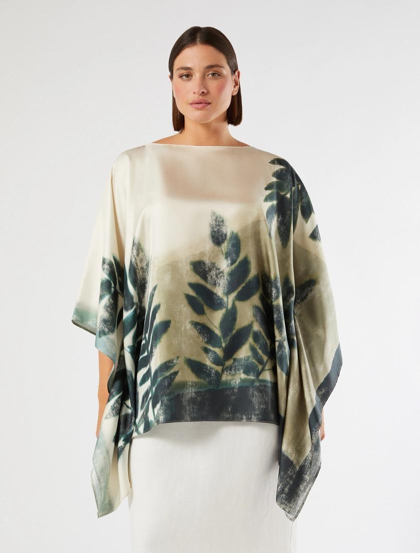 casacca in twill di seta MRNVISIERA 001 MARINA RINALDI 