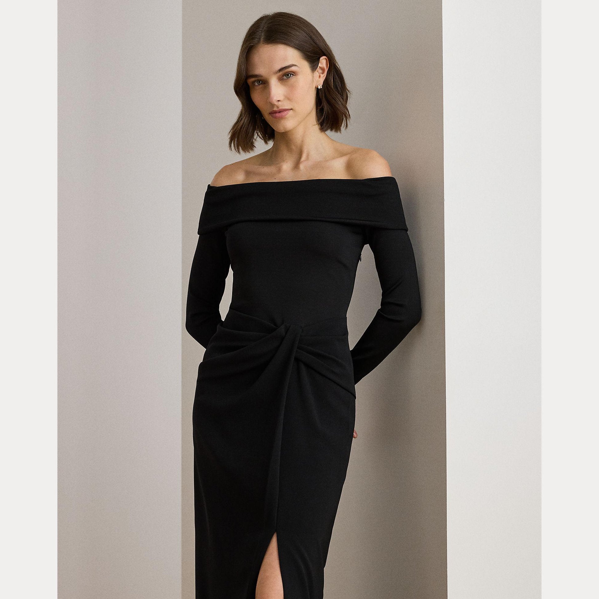 abito lungo con spalle scoperte 253-982108 001 LAUREN RALPH LAUREN 