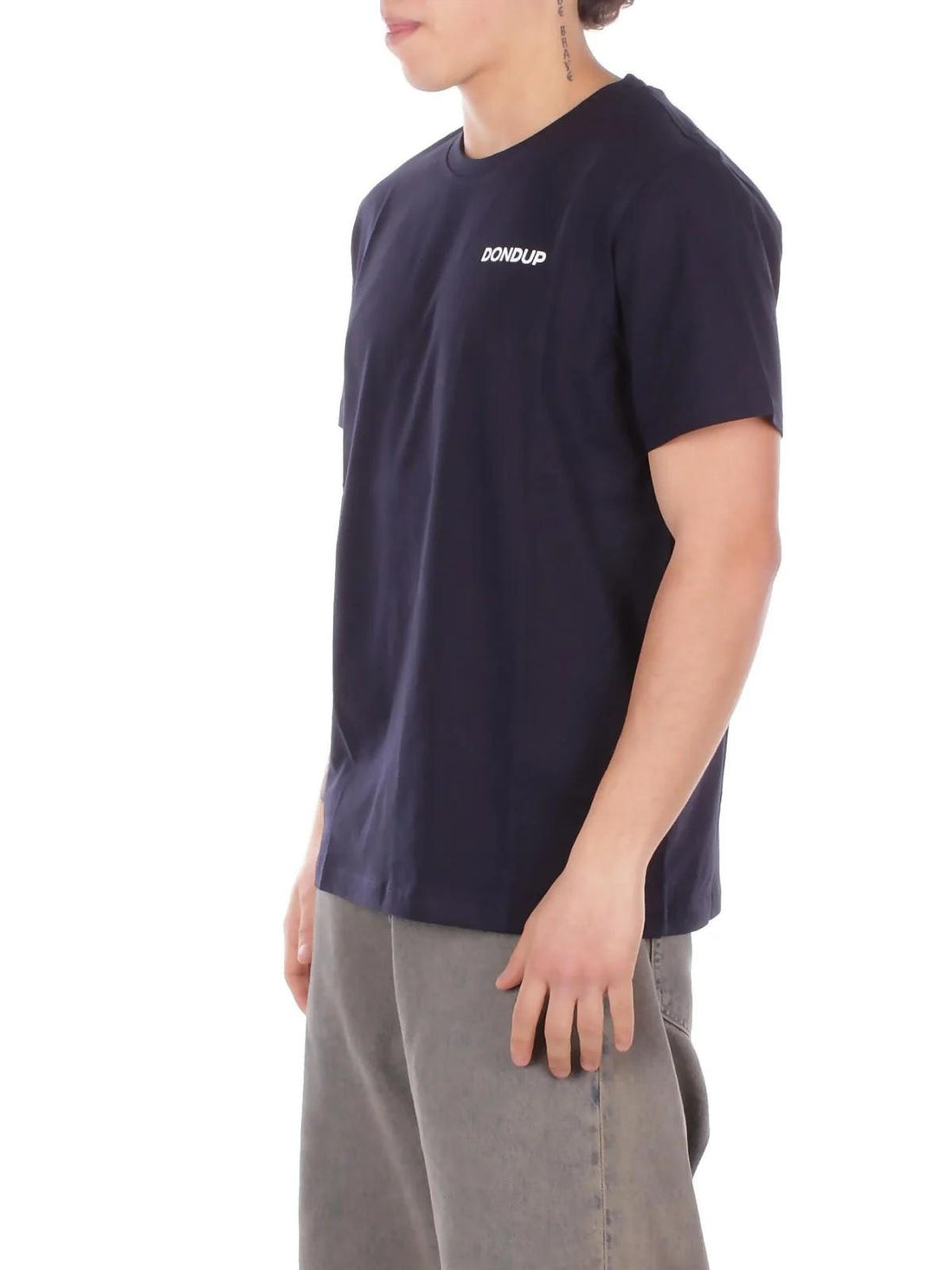 t-shirt con logo petto US198JF0309UML6 890 DONDUP 