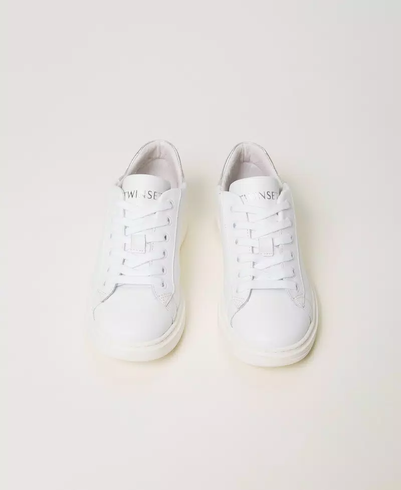 sneakers con dettaglio iridescente 241GCJ124 11342 TWINSET GIRL 