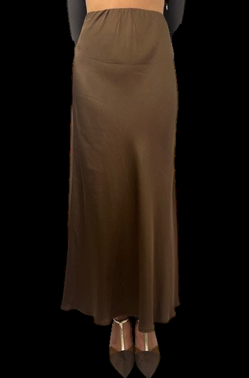 gonna lunga effetto satin TF0570 MORO VICOLO 