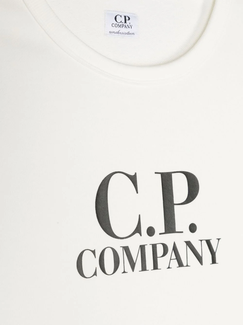 felpa con logo iconico manica CMF00BLCA76 10135 CP COMPANY KIDS 