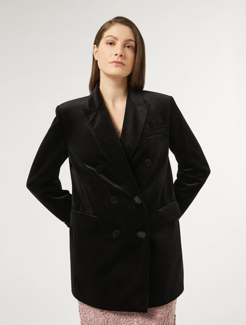 giacca blazer in velluto VAMPATA 001 MARINA RINALDI 