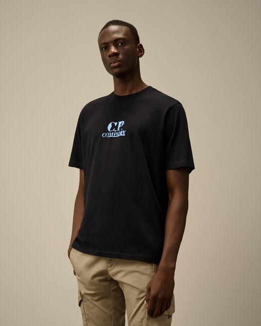 t-shirt con logo grafico 18CMTS143A 006586W 888 CP COMPANY 