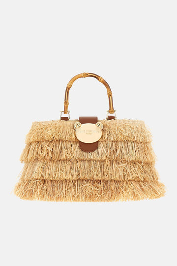Borsa Riad Fringes 1555RIAD FRINGES NATURAL RUE MADAM PARIS 