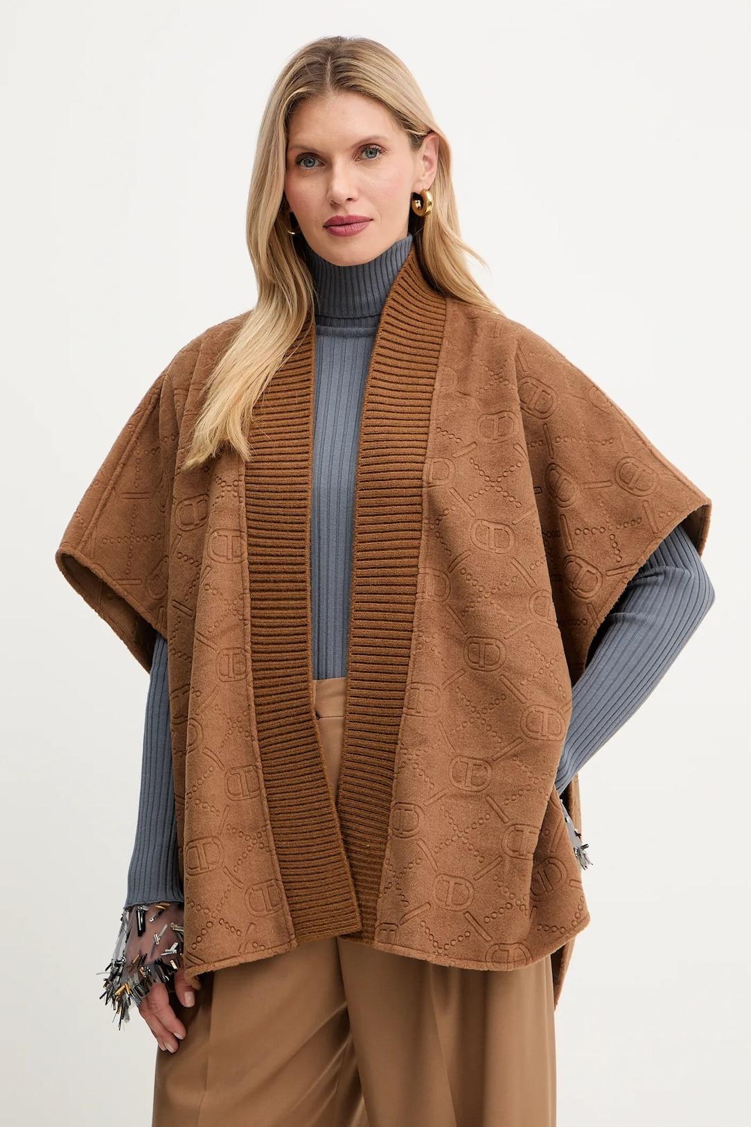 poncho logato 252TO5420 12538 TWINSET 