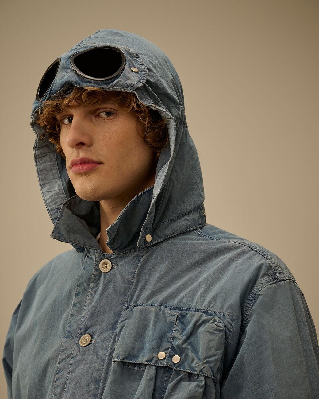 bleached goggle jacket 20CMOW165A 110288B D11 CP COMPANY 