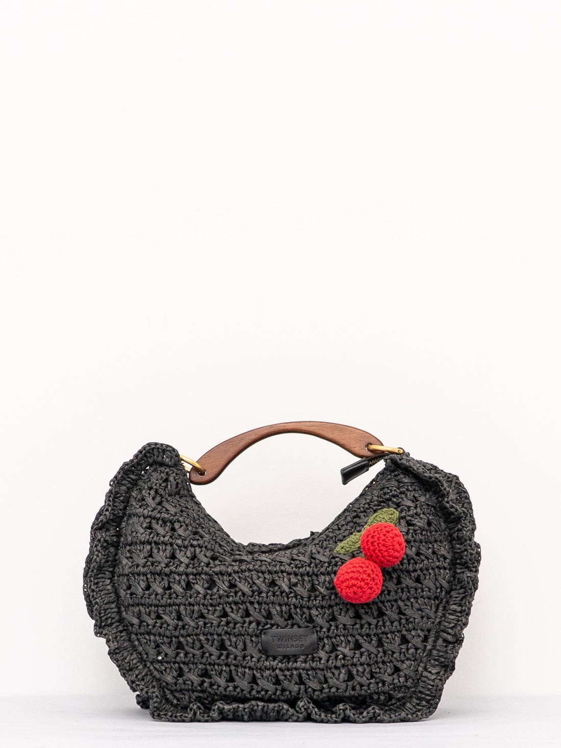 borsa intrecciata con applicazione 261TD8301 00006 TWINSET 