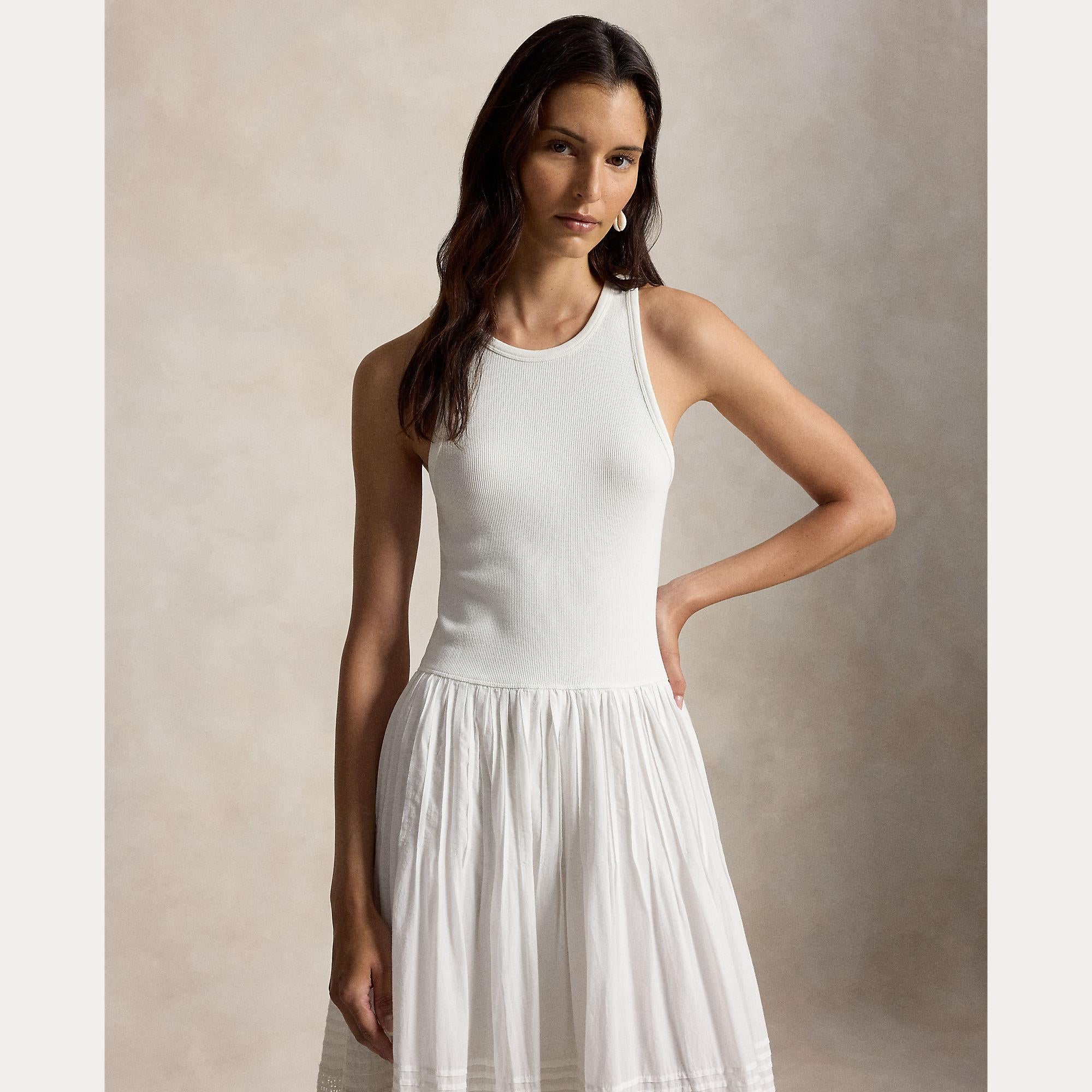 abito con bordi in pizzo 211-A12914 001 RALPH LAUREN POLO 