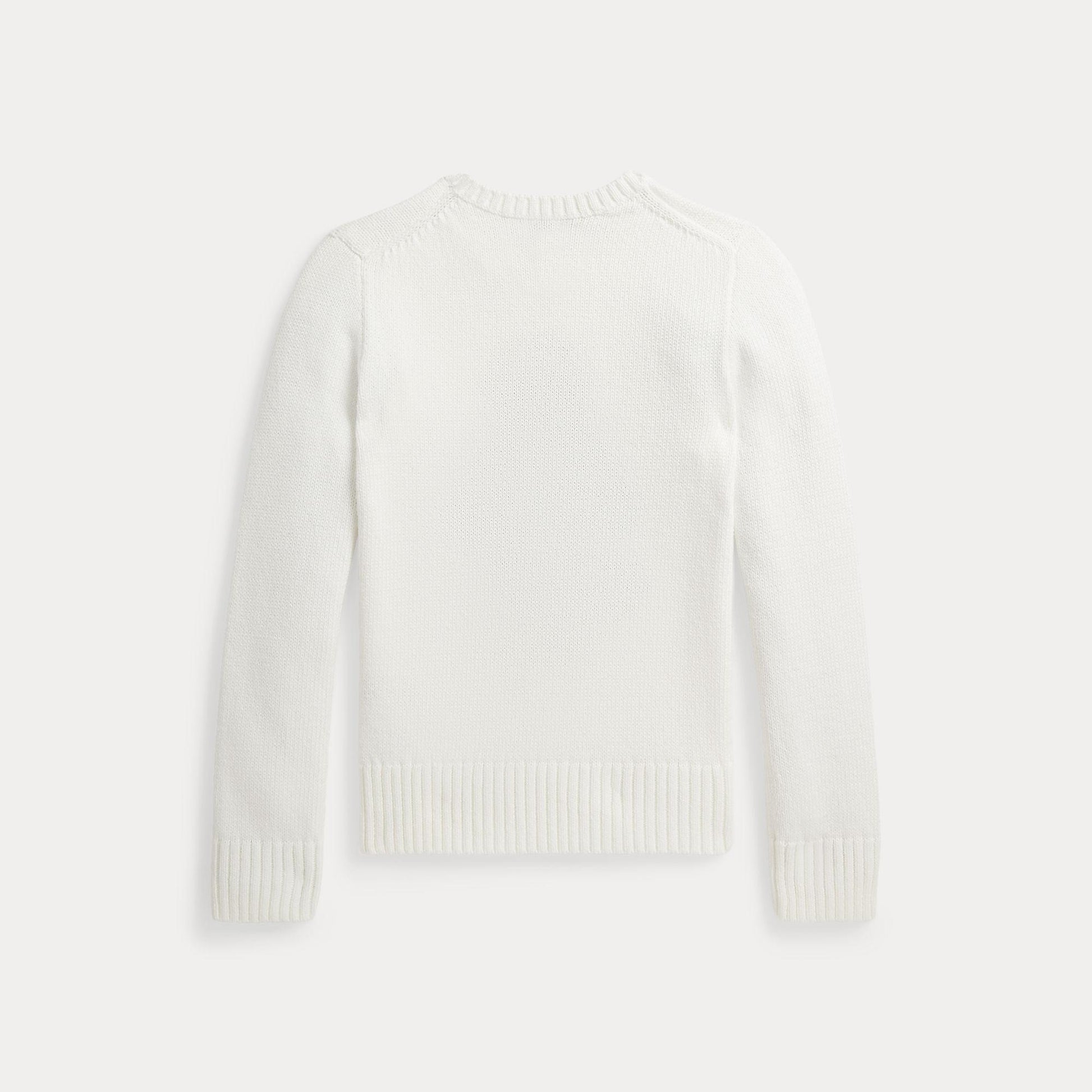 maglione polo bear bambina 313A11290001 WHITE RALPH LAUREN POLO 
