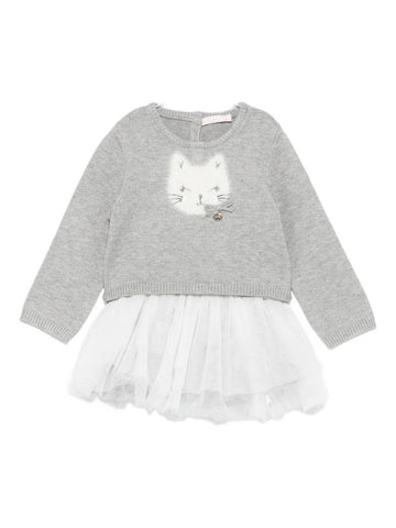 completino con gonna in tulle HF5012MA12P B3401 LIU JO JUNIOR 