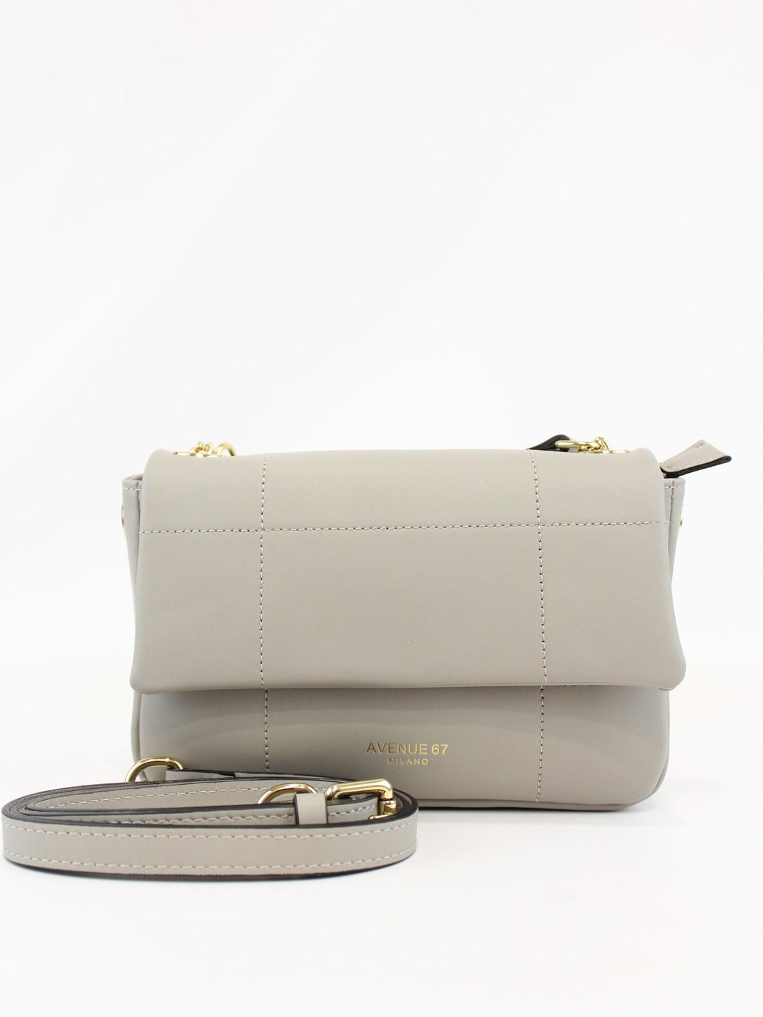 Borsa smooth piccola SMOOTH GRIGIO PERLA AVENUE 67 