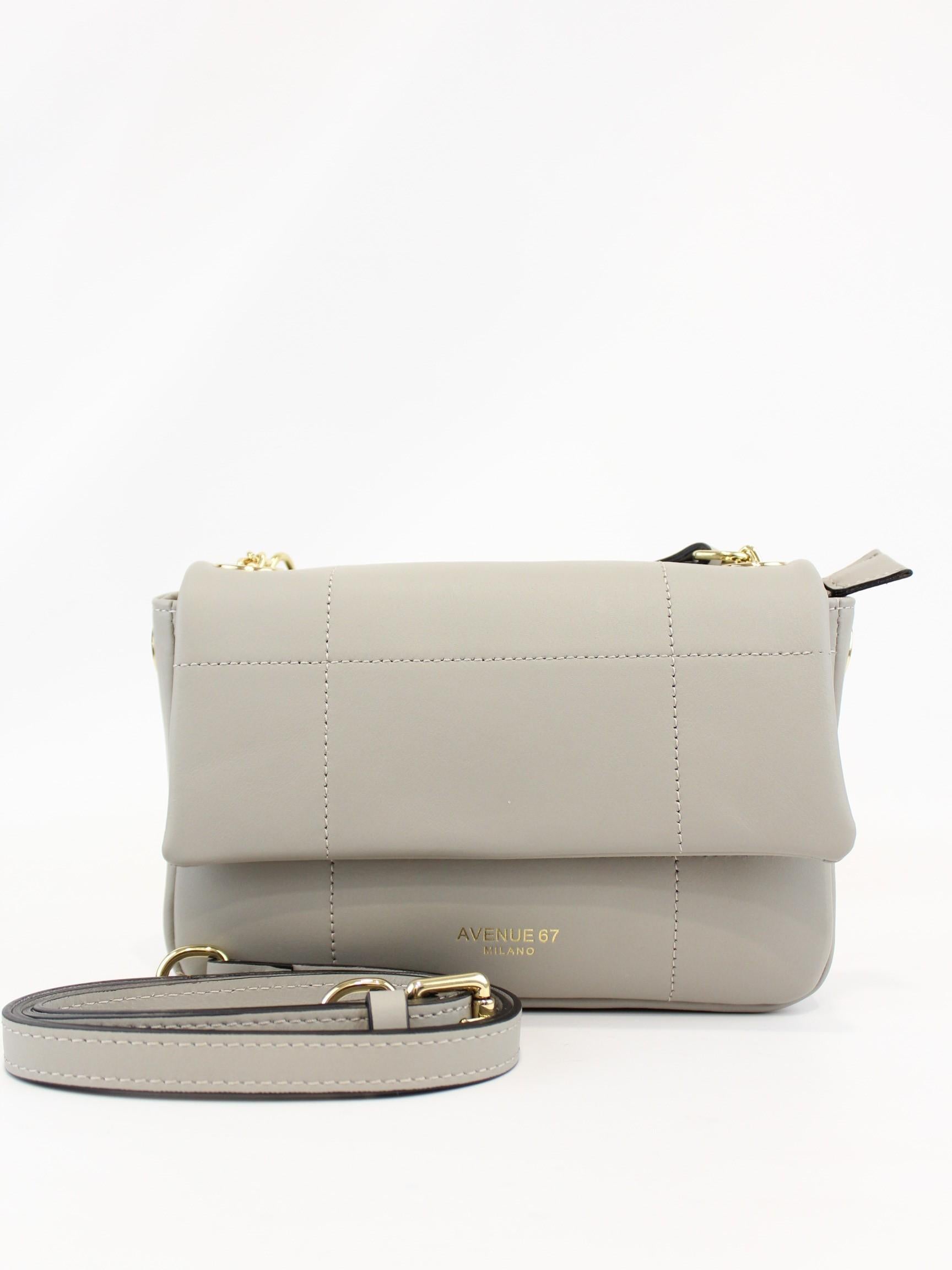 Borsa smooth piccola SMOOTH GRIGIO PERLA AVENUE 67 