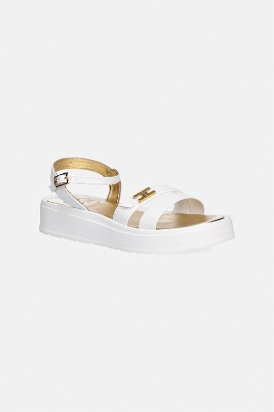 sandalo in pelle con logo F4A2E0593 BIA/AVO ELISABETTA FRANCHI 