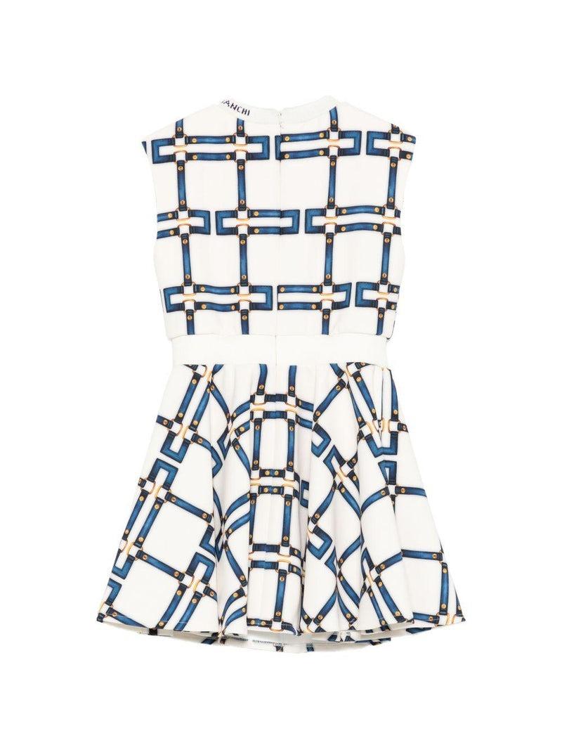 abito a fantasia catene EFAB652 GAE01 D681 ELISABETTA FRANCHI 