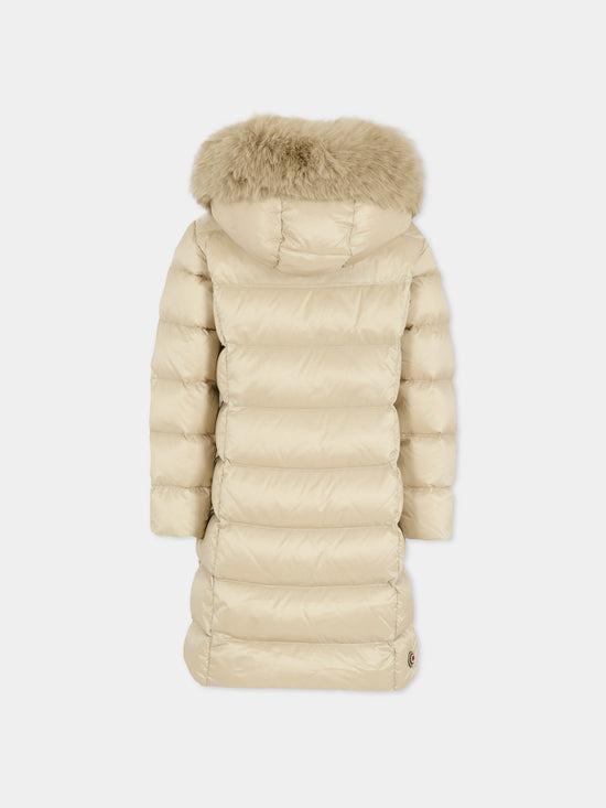 piumino lungo con pelliccia 3499E 16 COLMAR 