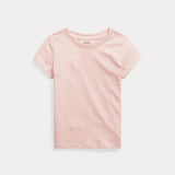 RALPH LAUREN POLO T-shirt in jersey di cotone Rosa