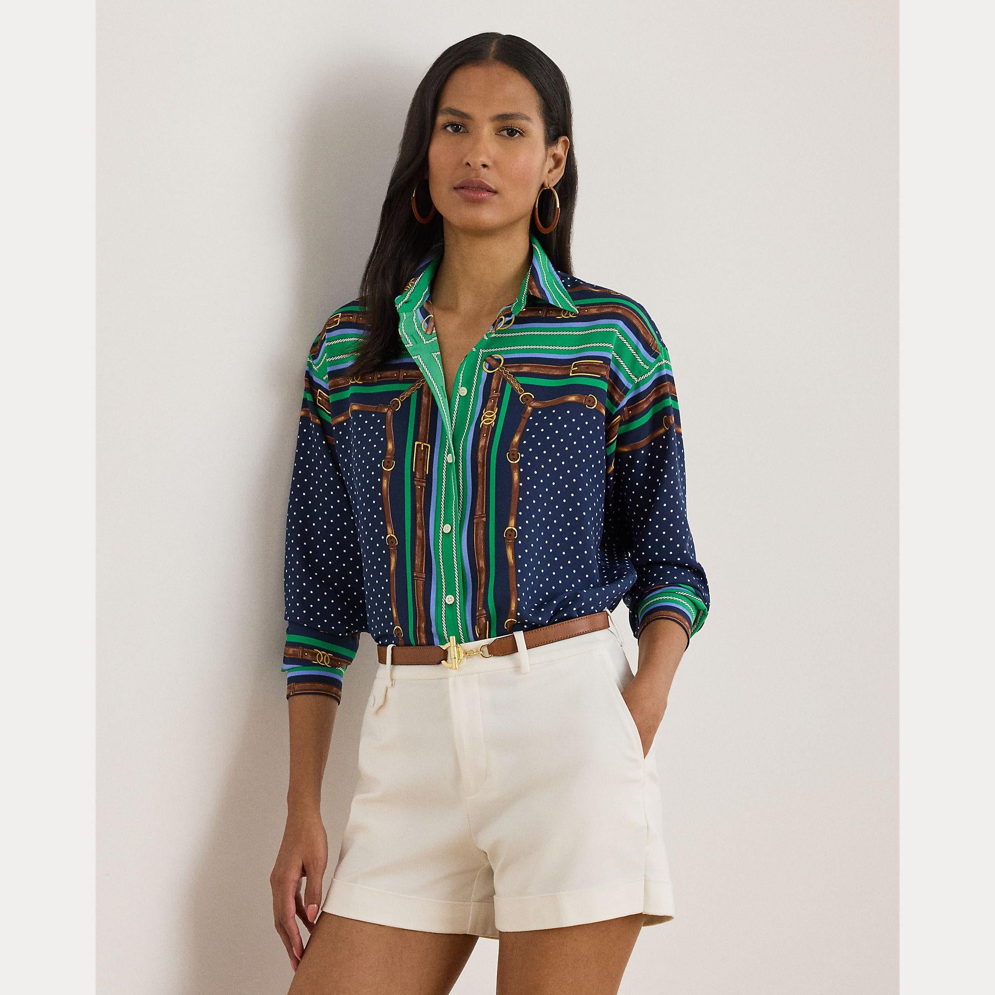 camicia a fantasia 200-P03687 001 LAUREN RALPH LAUREN 