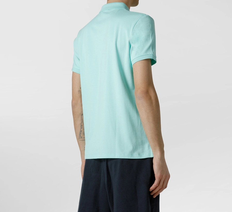 polo in cotone con logo PEU3940 99012084 680 PeUTEREY 
