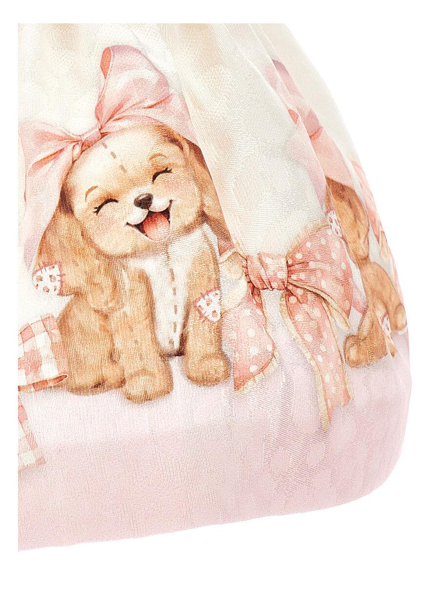 gonna con stampa cagnolino 31F701 6651 0190 MONNALISA 