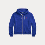 RALPH LAUREN POLO felpa full zip e cappuccio Blu