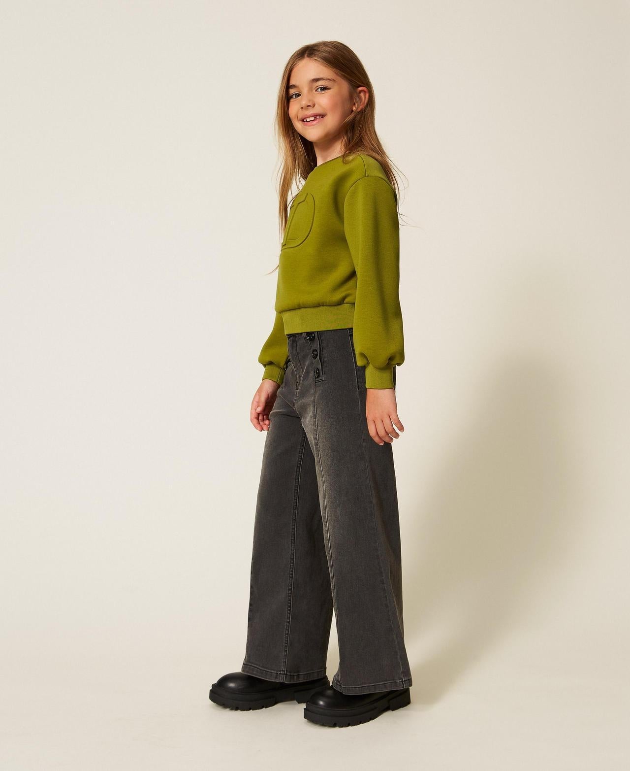 jeans con applicazione gioiello 252GJ2290 11835 TWINSET GIRL 