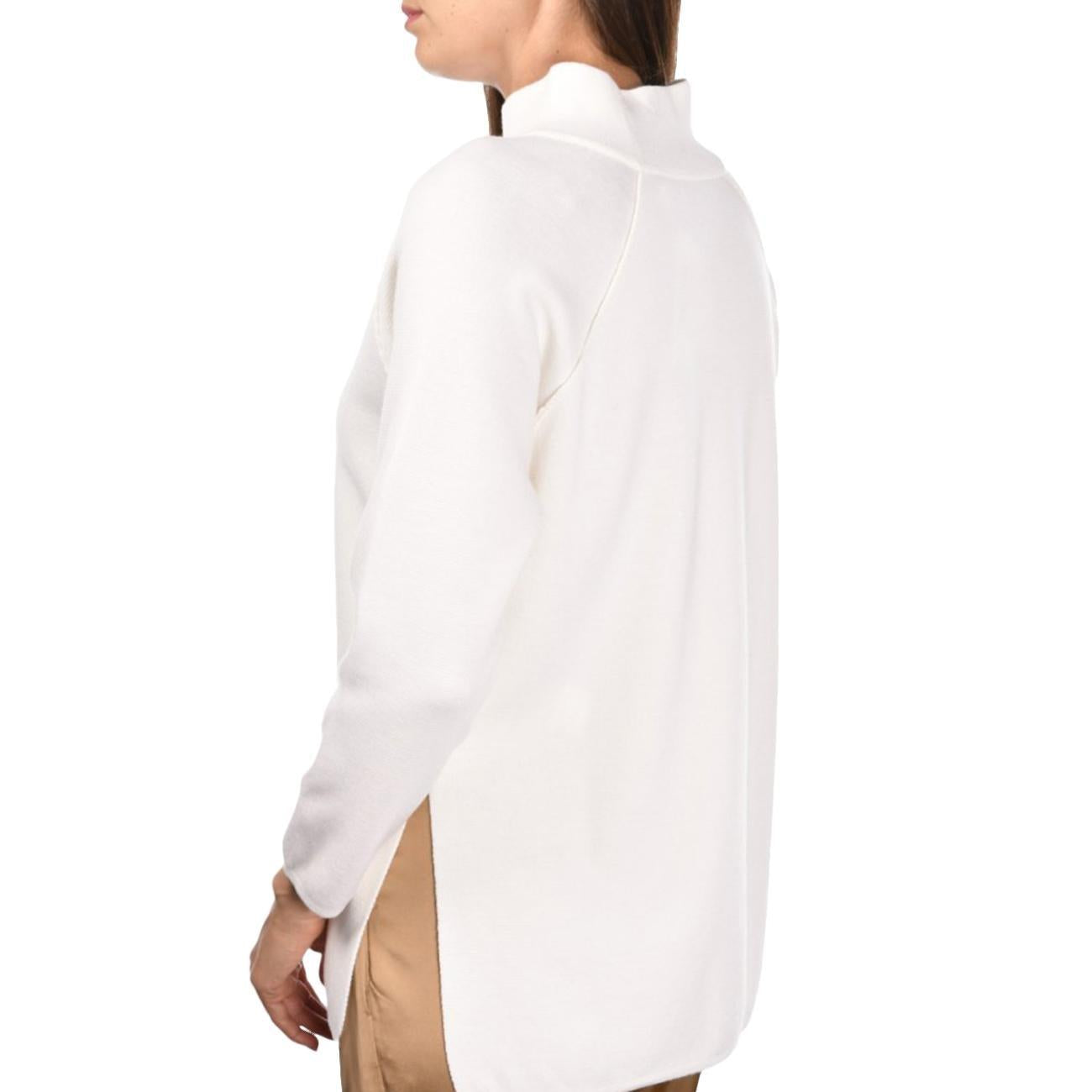 maglia a lupetto con spacchetti 57228 14228 001 GRAN SASSO 