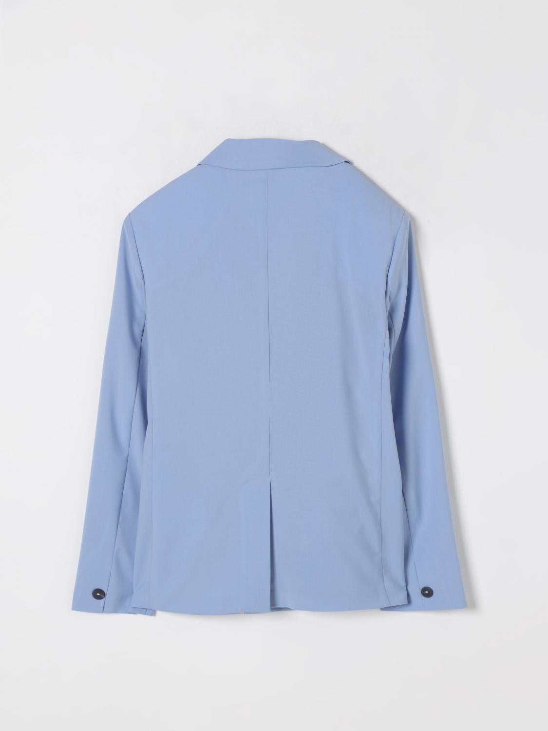 giacca blazer con logo ricamato MR2890 AZZURRO MANUEL RITZ KIDS 