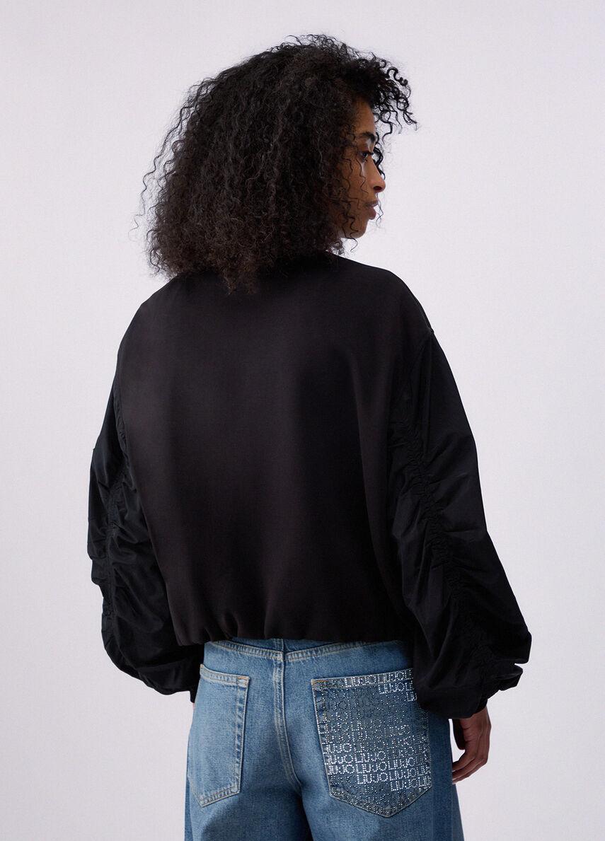 giubbino bomber WA6458J3870 22222 LIU JO WHITE 