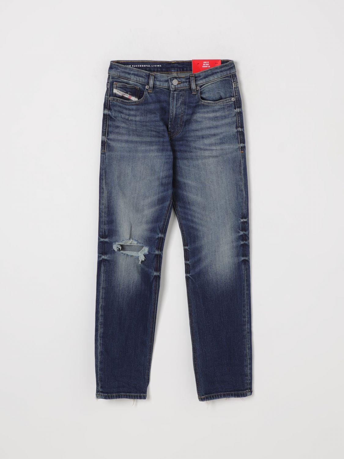 jeans in denim con strappi J00808 KXBPJ K01 DIESEL 