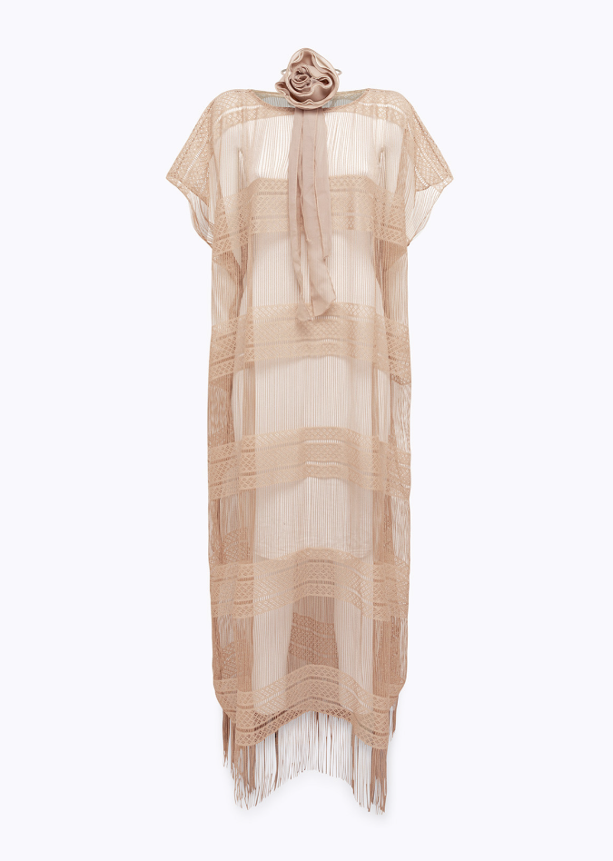 cappa lunga in tulle NA6003T6903 61212 Blugirl 