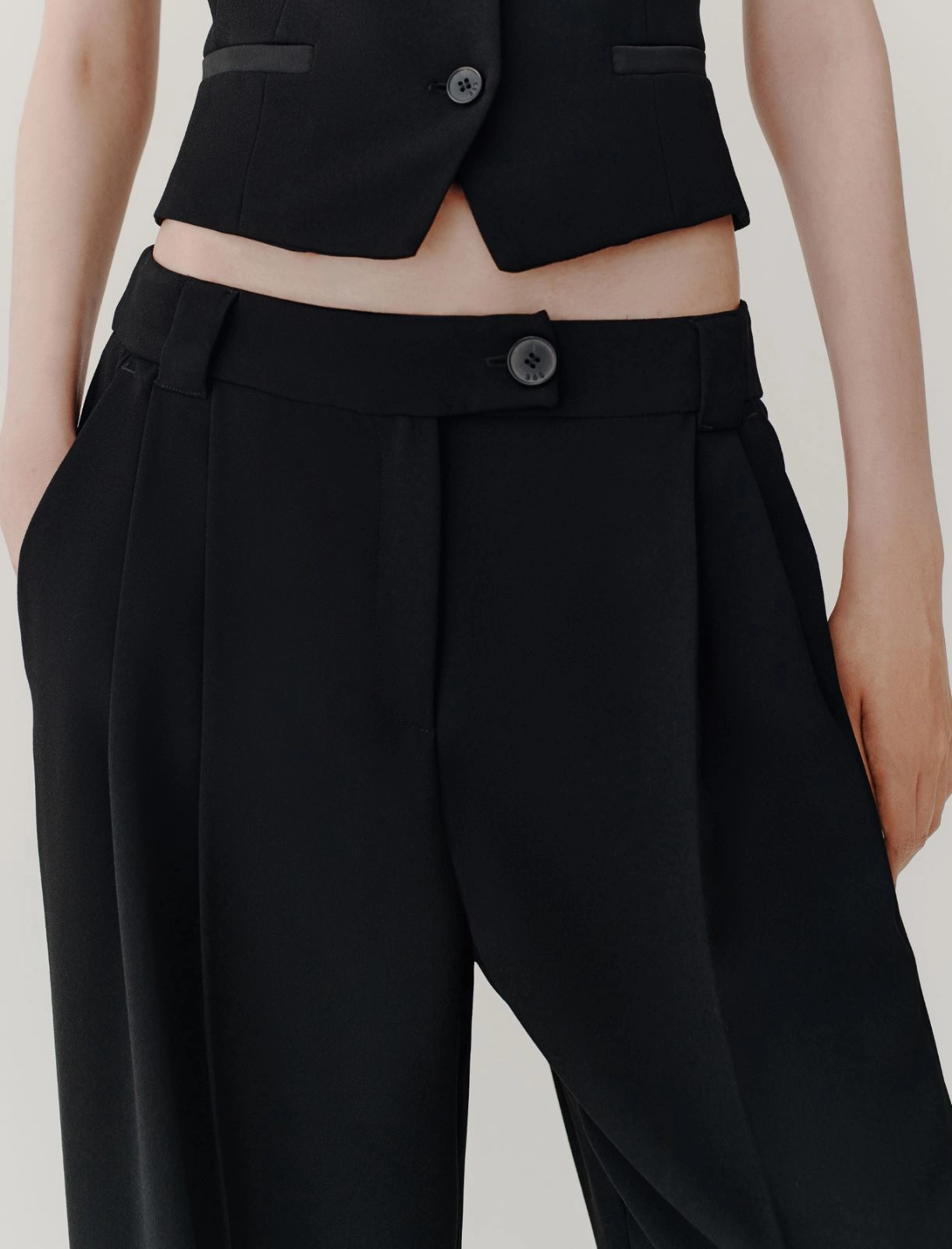 pantalone in envers satin OLINTO 002 MARella 
