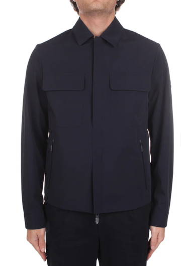 camicia overshirt HE1440010 BLUE HESKIMO 