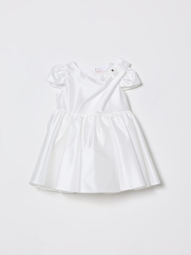 abito in raso neonata EGAB232 TV032 0004 ELISABETTA FRANCHI 
