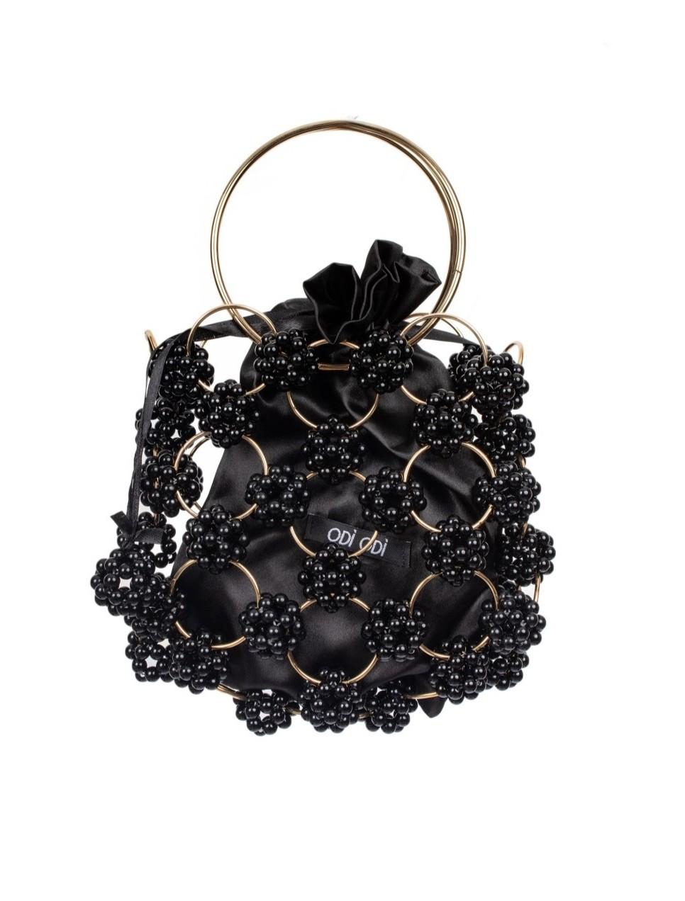 borsa mini gioiello MOROSITA 710S6 NERO-ORO ODI' ODI' 