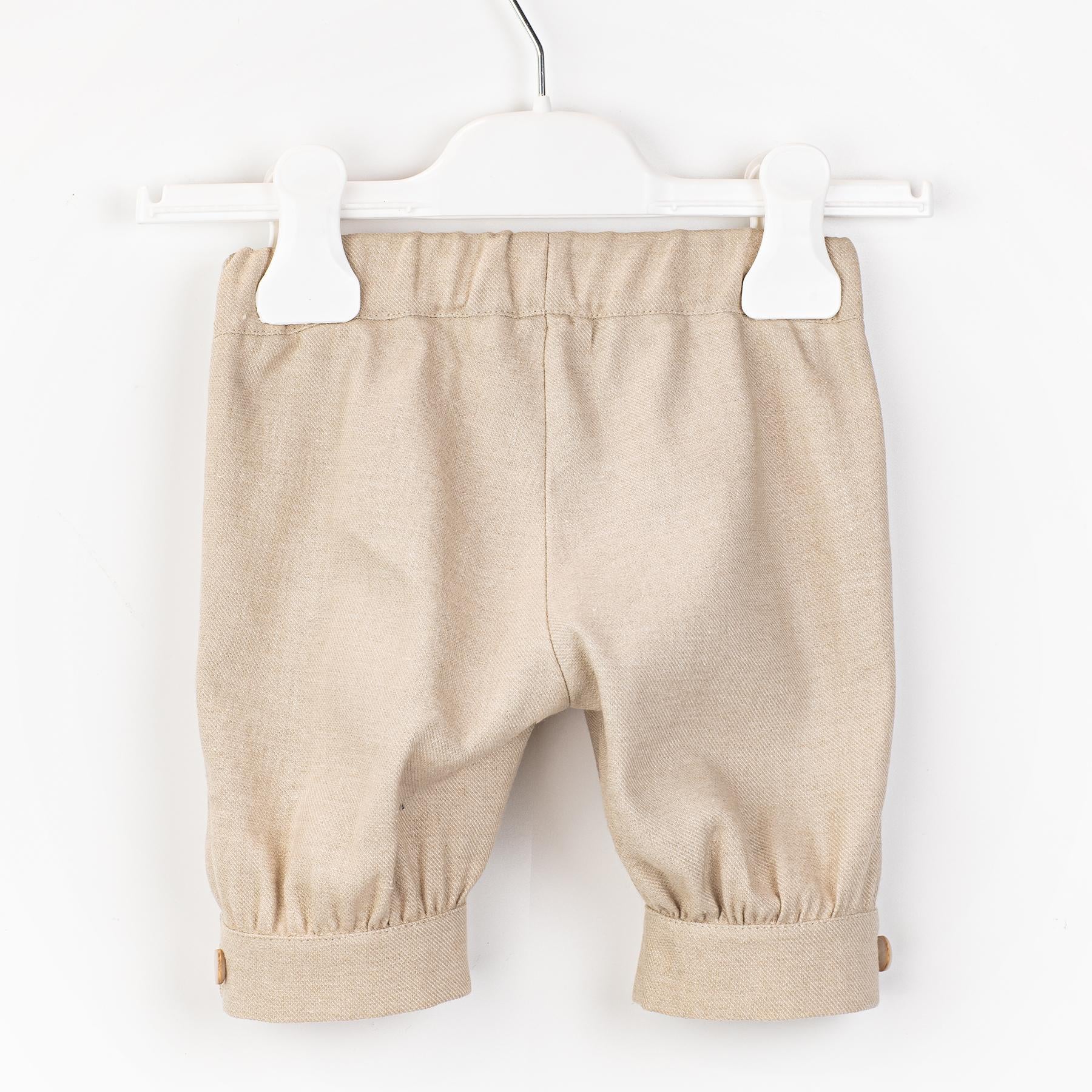 Pantalone con bottoncini PC03294 ECRU PURE FIRENZE 
