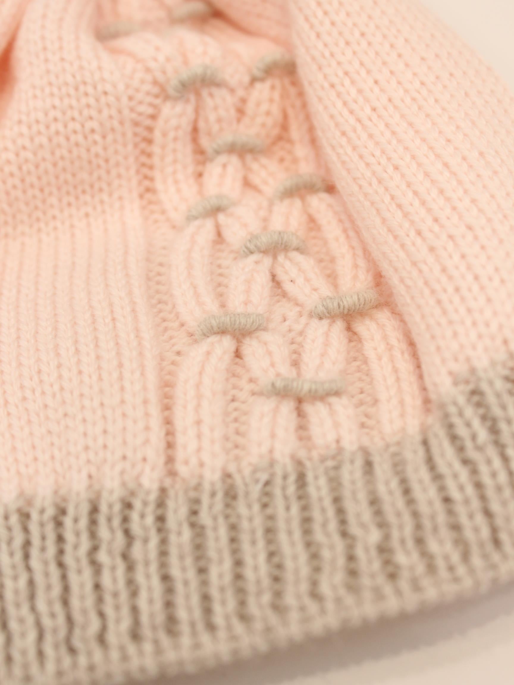 cappellino nascita in lana TIMEO CAPPELLO UNI PICCOLA GIUGGIOLA 