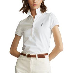 POLO CON LOGO IN CONTRASTO 211-505654 011 LAUREN RALPH LAUREN 